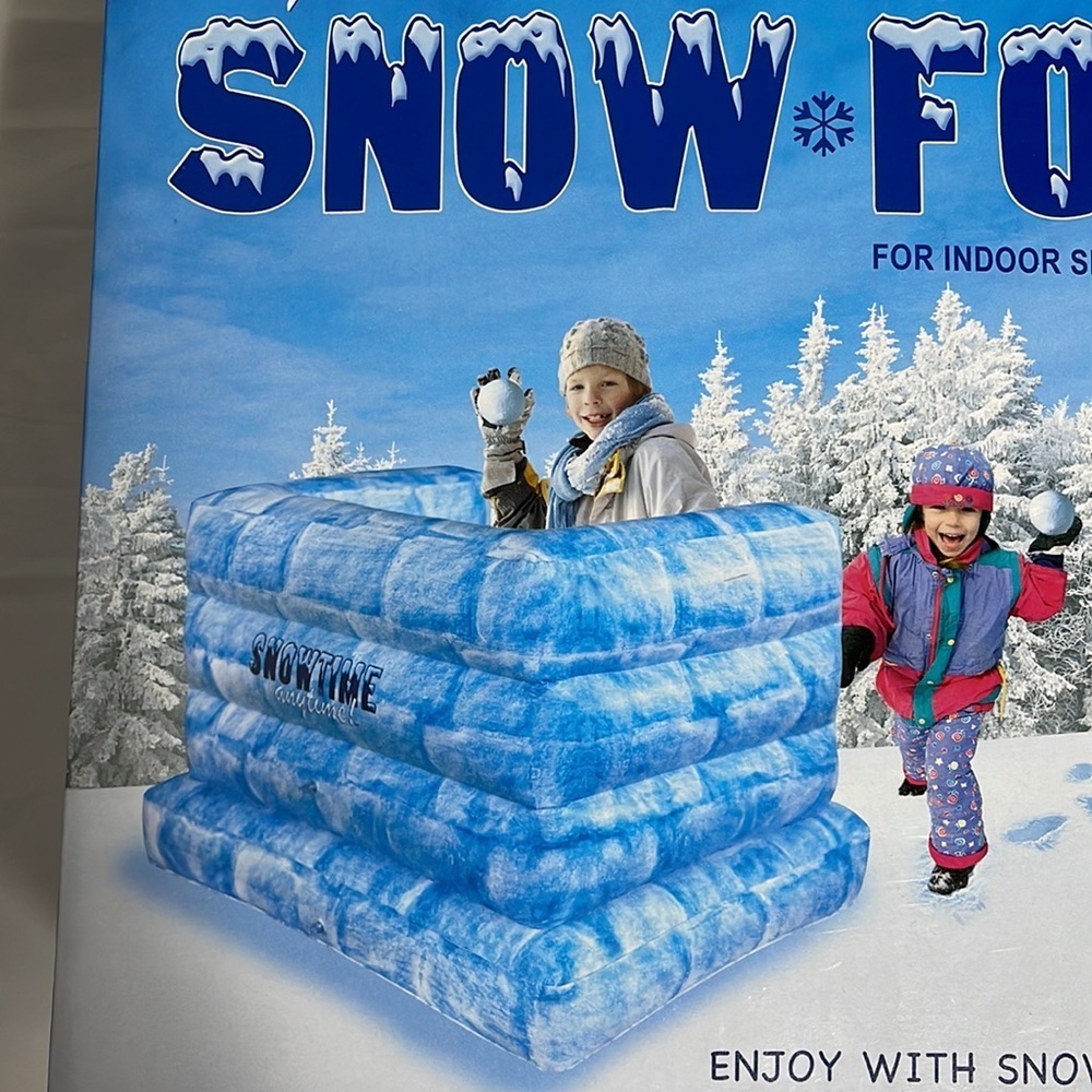 Snow time inflatable snow fort nwot - Picture 2 of 3